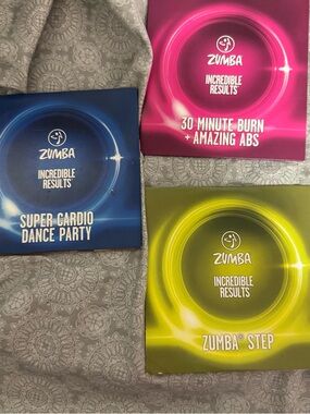 Zumba Fitness Party Pack - Blue, Pink, Yellow Covers